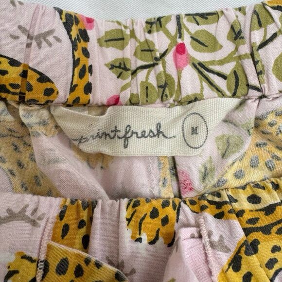 Printfresh Leopard Print Pajama Set - Pink and Yellow - Picture 6 of 14